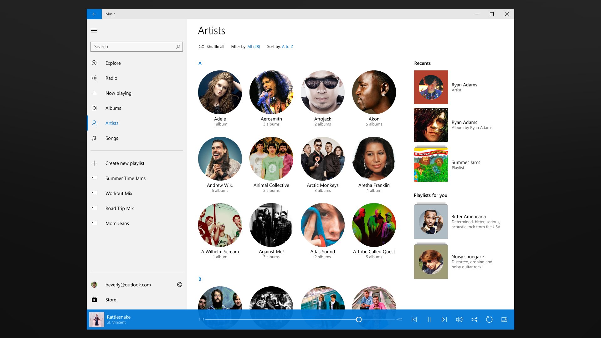 Groove Music process 1